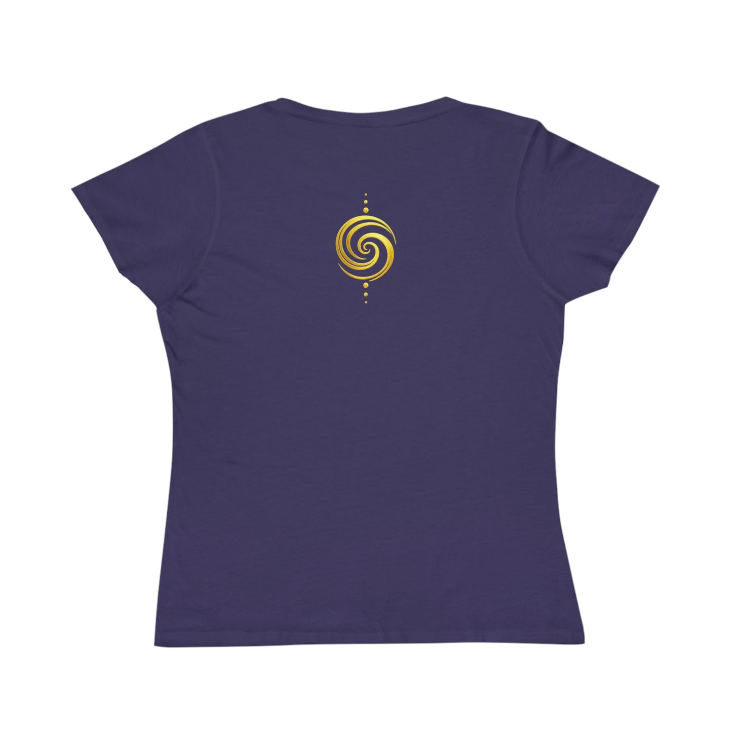 Breathe - Organic Cotton Women’s Tee | Minimalist Gold Script - Designed by Sha’Raya™