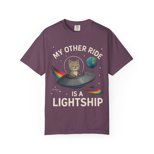 My Other Ride is a Lightship - Unisex Tee by Sha’Raya
