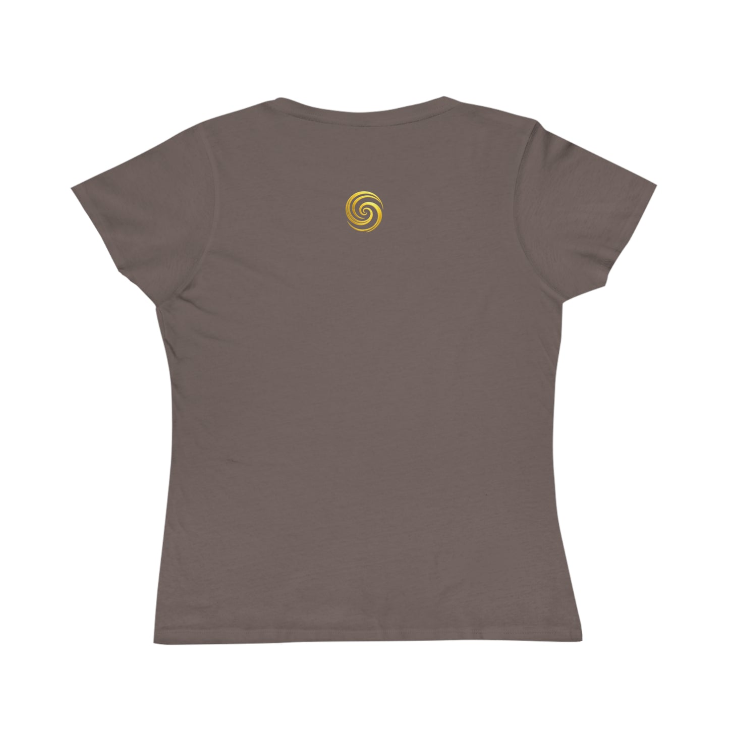 Breathe - Organic Cotton Women’s Tee | Minimalist Gold Script - Designed by Sha’Raya™