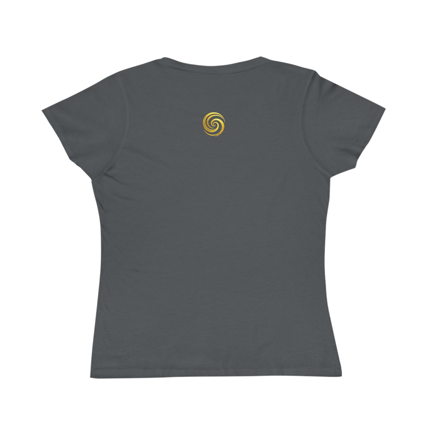 Breathe - Organic Cotton Women’s Tee | Minimalist Gold Script - Designed by Sha’Raya™