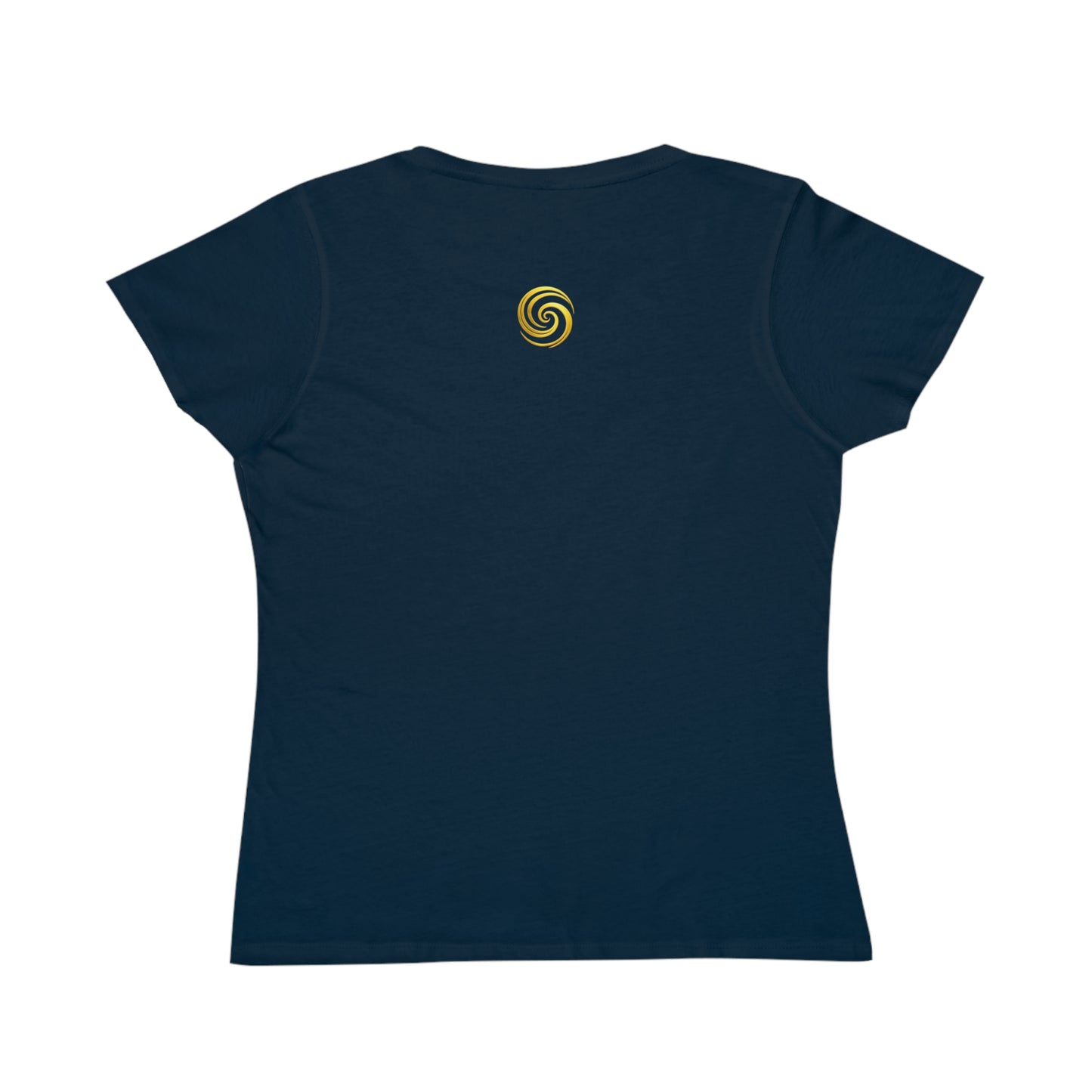 Breathe - Organic Cotton Women’s Tee | Minimalist Gold Script - Designed by Sha’Raya™