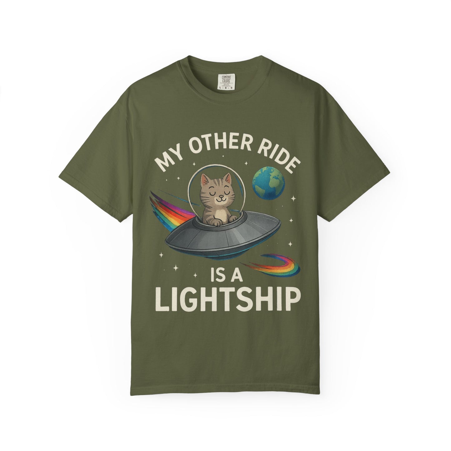 My Other Ride is a Lightship - Unisex Tee by Sha’Raya