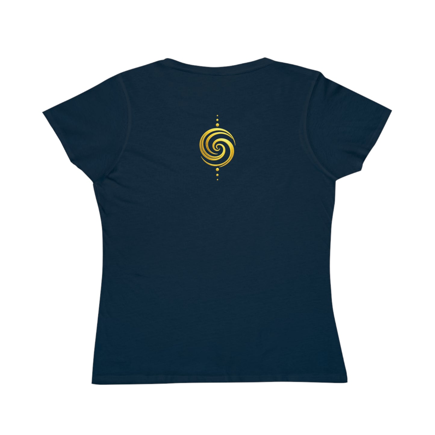 Breathe - Organic Cotton Women’s Tee | Minimalist Gold Script - Designed by Sha’Raya™