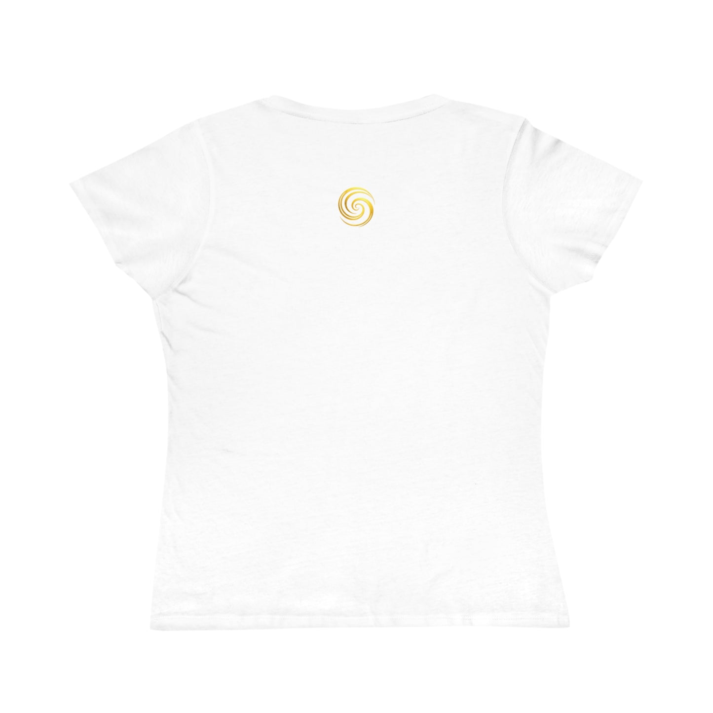 Breathe - Organic Cotton Women’s Tee | Minimalist Gold Script - Designed by Sha’Raya™