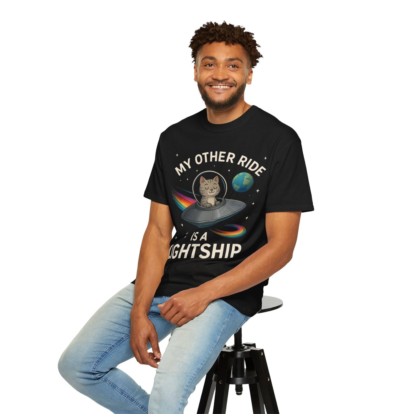 My Other Ride is a Lightship - Unisex Tee by Sha’Raya™