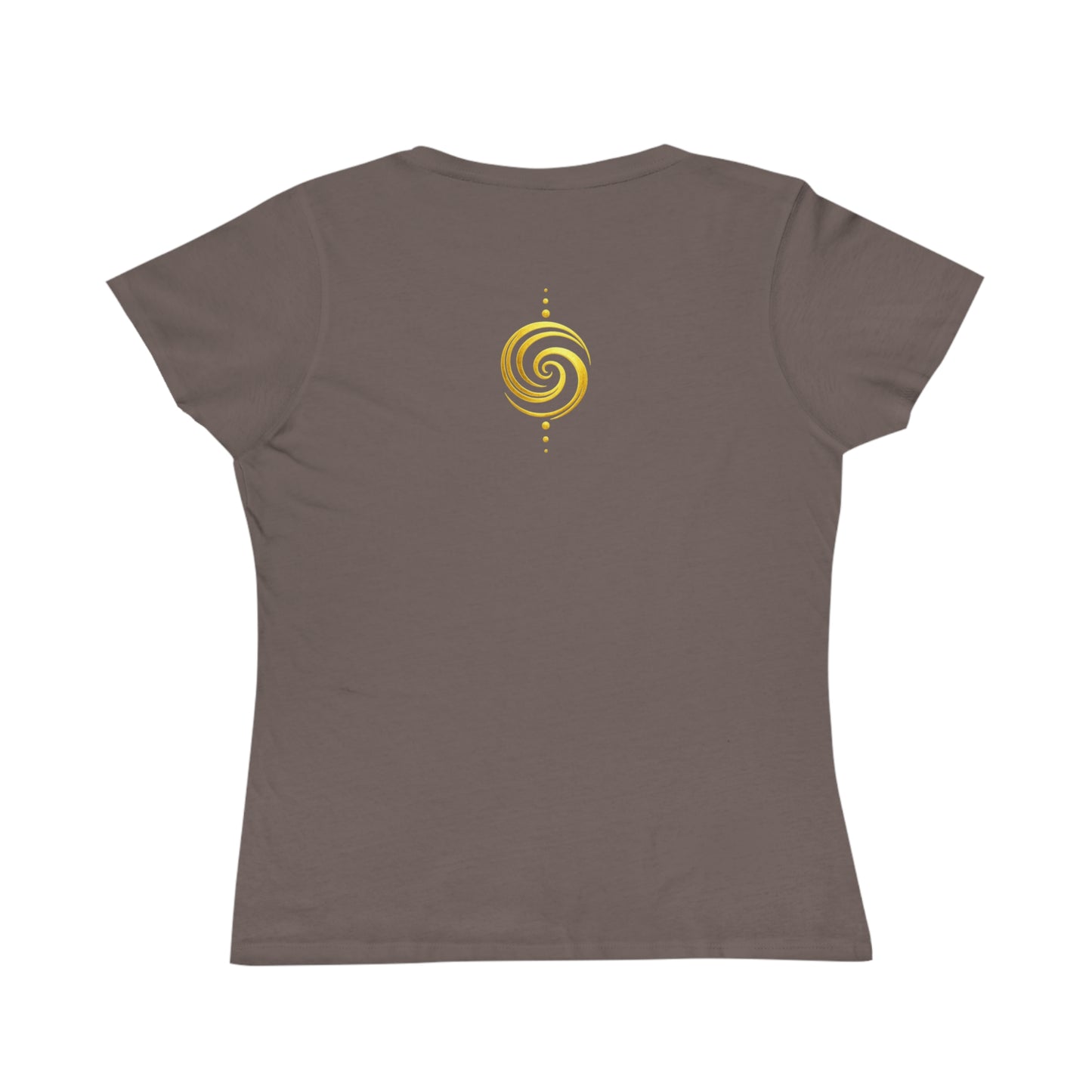 Breathe - Organic Cotton Women’s Tee | Minimalist Gold Script - Designed by Sha’Raya™