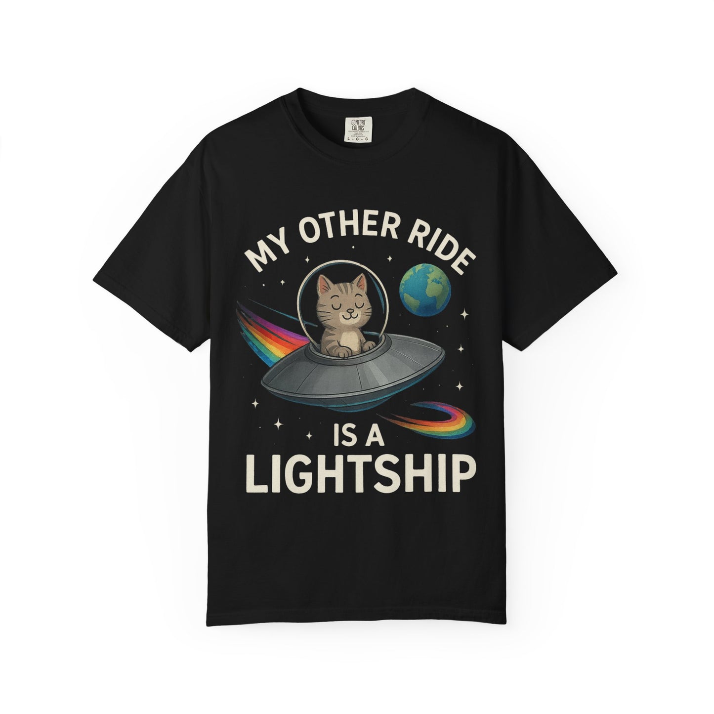 My Other Ride is a Lightship - Unisex Tee by Sha’Raya