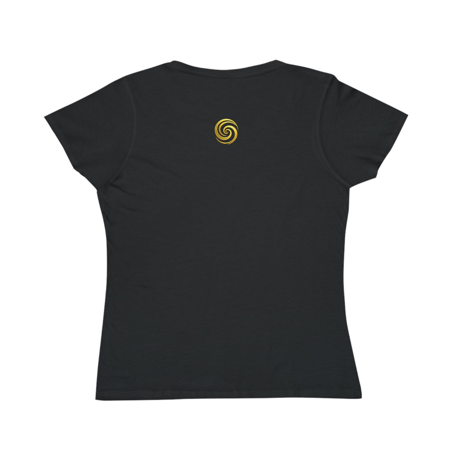 Breathe - Organic Cotton Women’s Tee | Minimalist Gold Script - Designed by Sha’Raya™