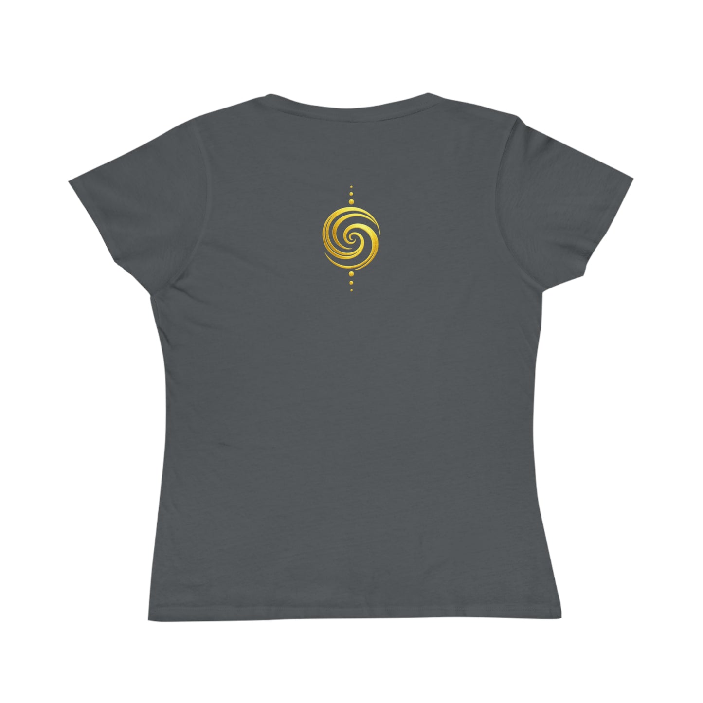 Breathe - Organic Cotton Women’s Tee | Minimalist Gold Script - Designed by Sha’Raya™