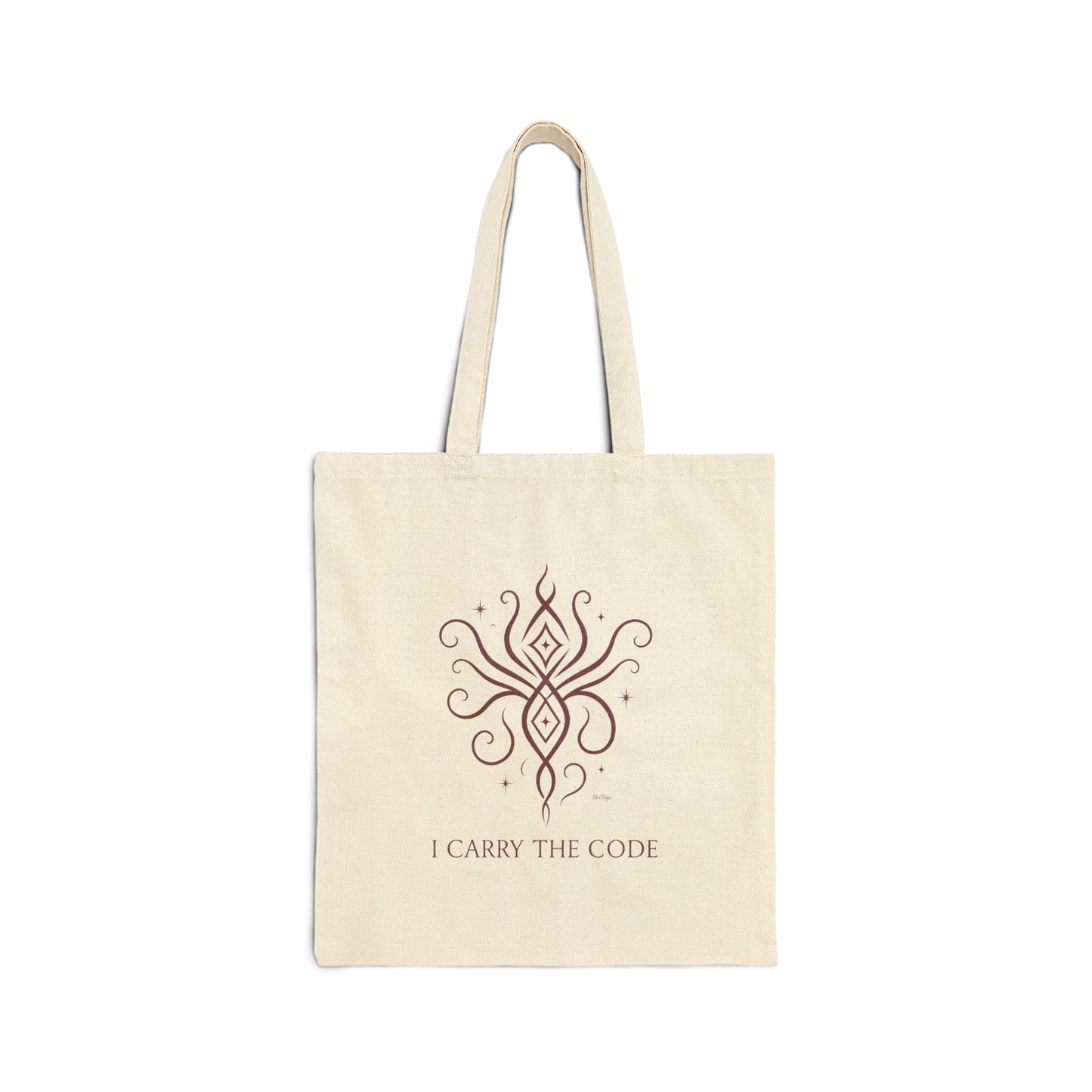 Living Sigil Tote - I Carry the Code by Sha'Raya
